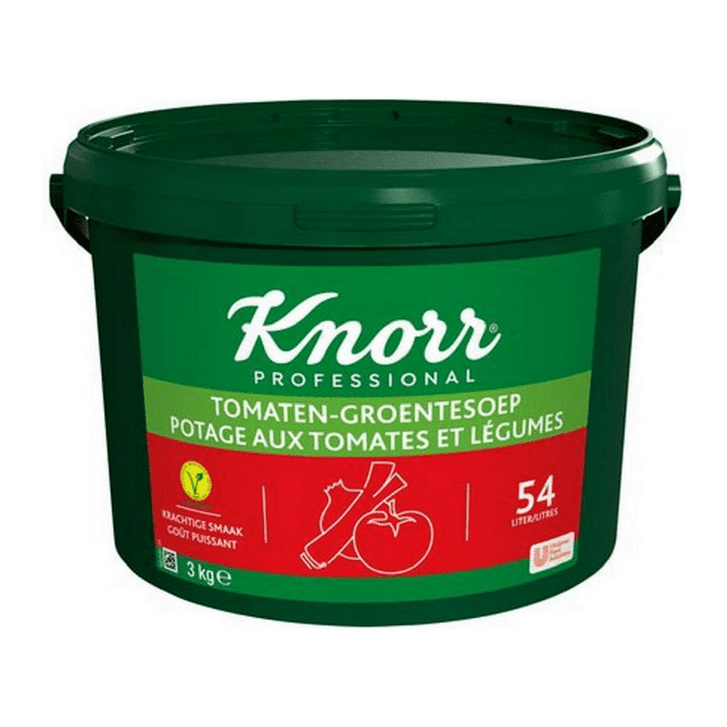 Secchio per zuppa di pomodoro e verdure Knorr (54 litri)