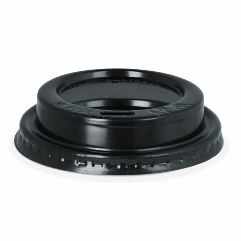 Coperchi per tazze da caffè to go black 70mm (100 pezzi)