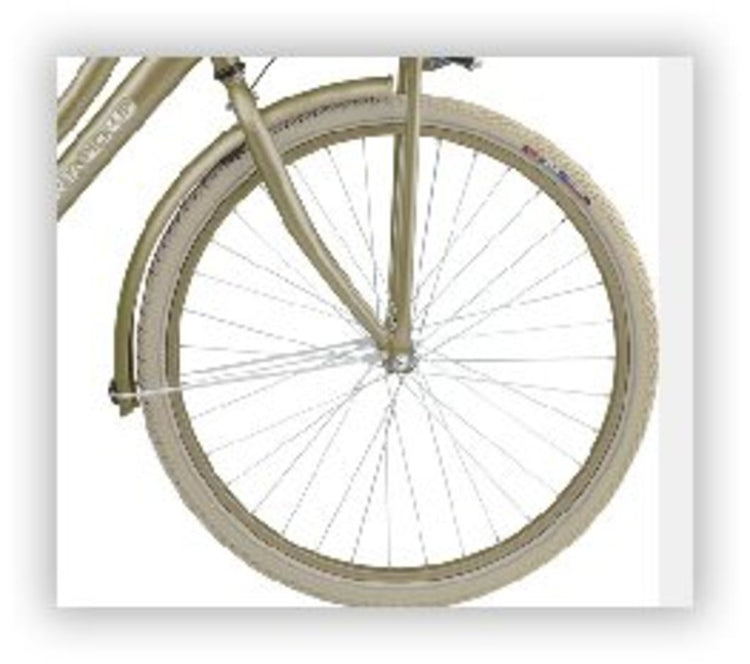 Batavus ruota anteriore 24 cerchio pick-up argento biondo opaco