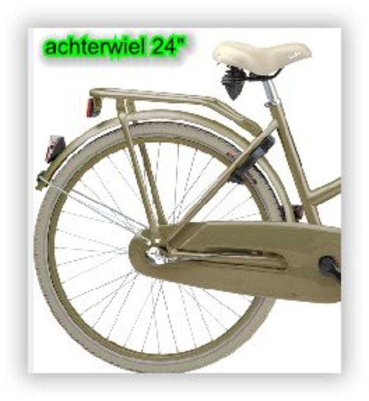 Batavus rueda trasera 24 n3rn pick-up ms llanta plata rubia