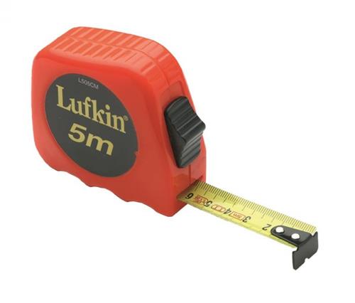 Metro a nastro Lufkin 5mt 19mm arancione (u)