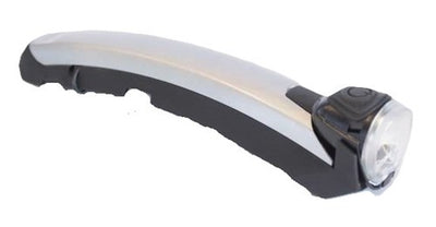 Faro gazzella fenderlight v2 hub dinamo - argento nero