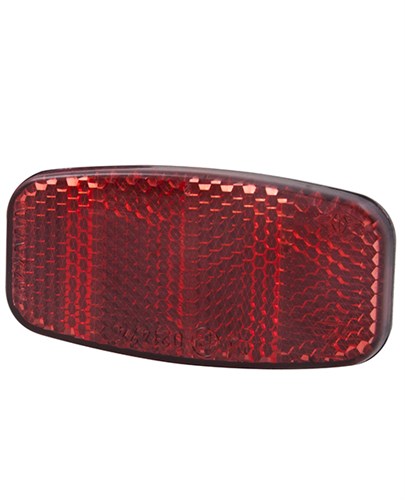 Spanninga reflector bagagedrager 80mm rood