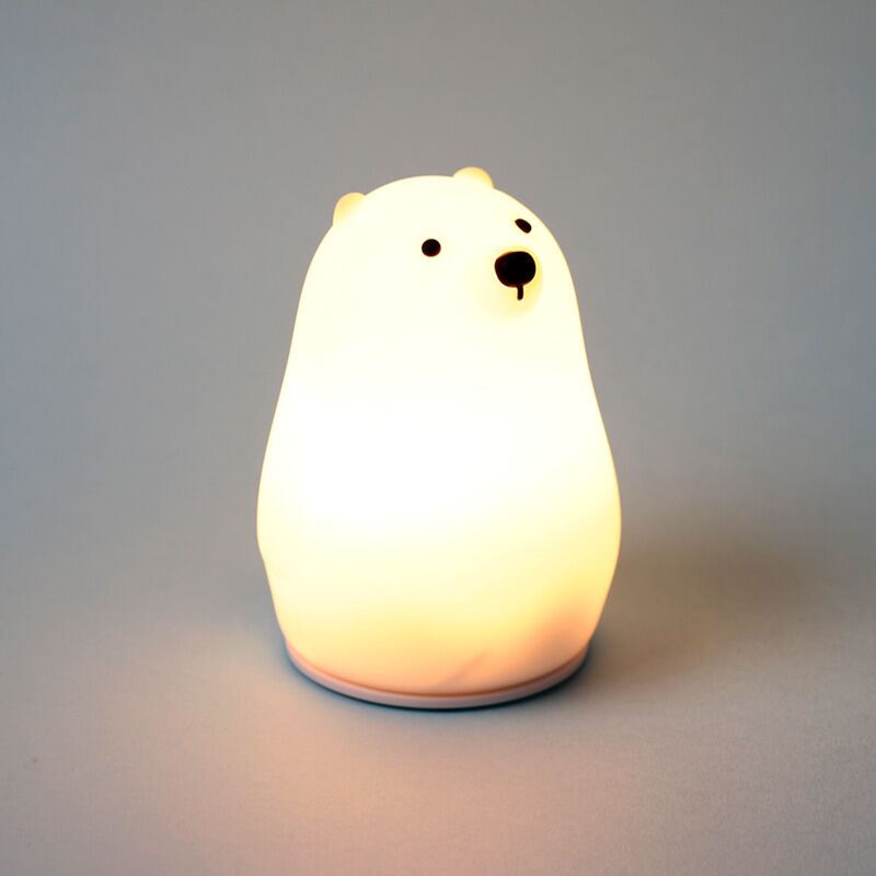 Lámpara de noche LED que cambia de color con oso polar Adoramals