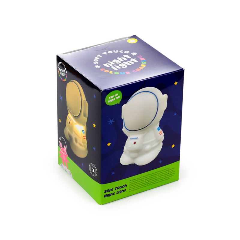 Space Cadets Astronauta Lámpara de noche LED que cambia de color