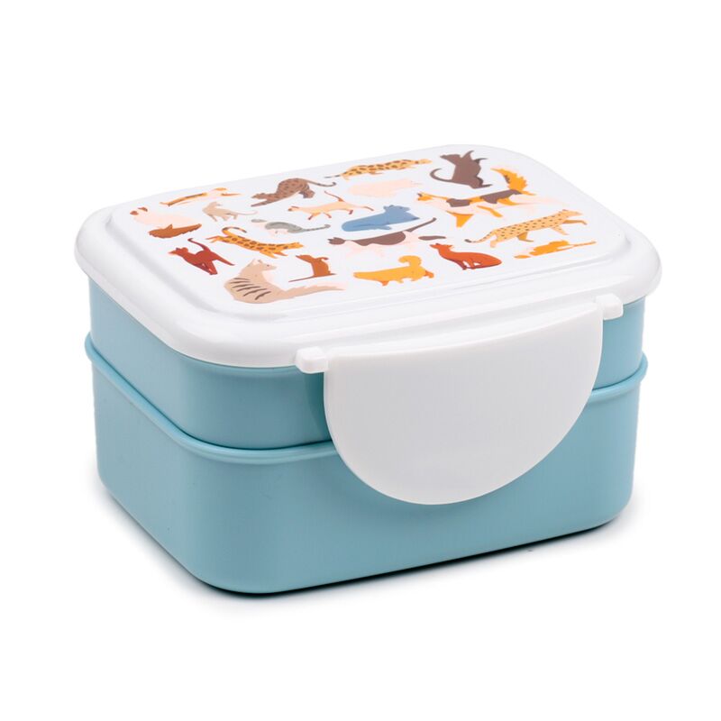 Caja de almuerzo Bento Box de Fine Fine Kat con cubiertos