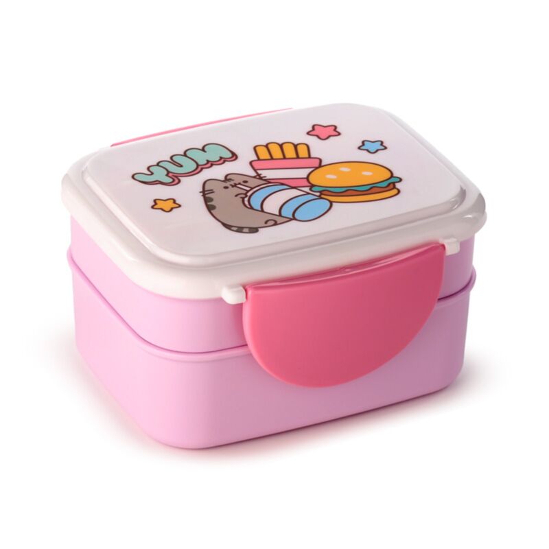 Pushen il core del gatto Bento Clip Lock Lunch Box