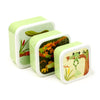 Set 3 pranzo scatola m l xl rana albero tropicale