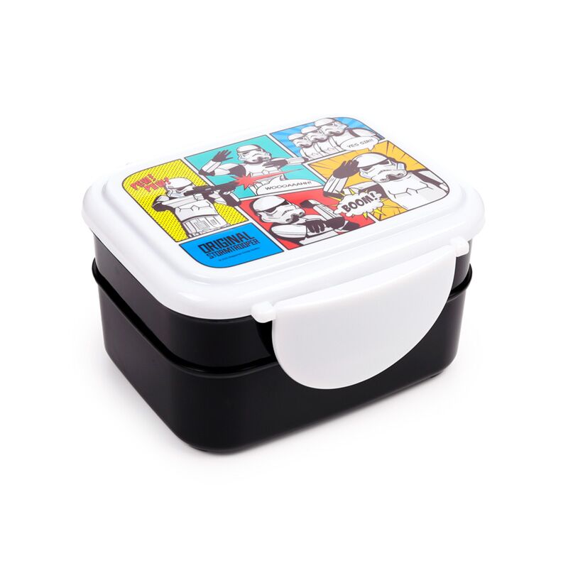 Le posate originali per il pranzo al sacco Bento Box con clip Stormtrooper