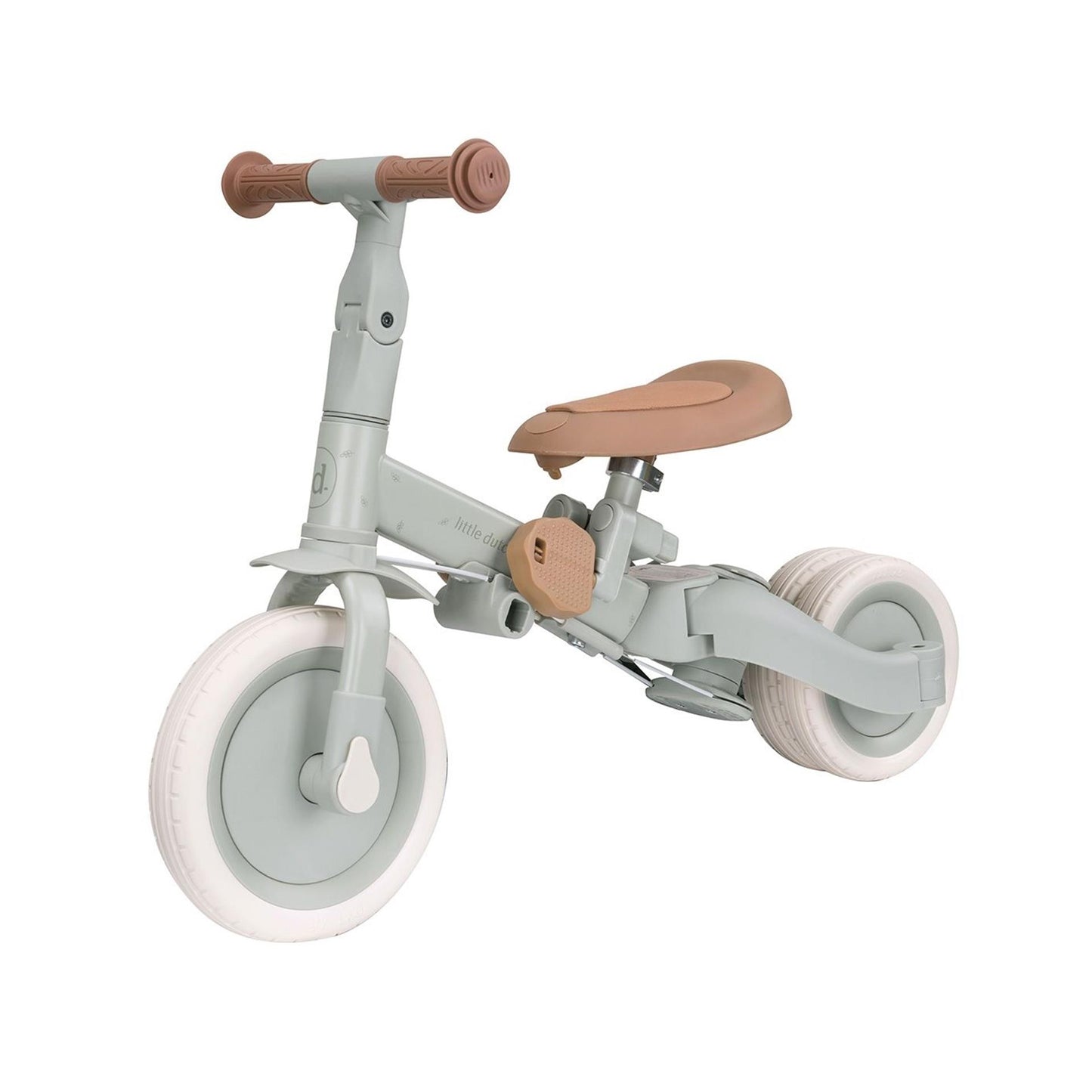 Little Dutch - Triciclo 4 en 1 con barra de empuje - hoja verde