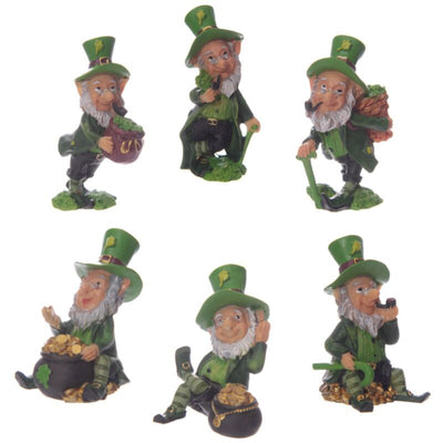 Statuette in miniatura gnoma di felicità irlandese