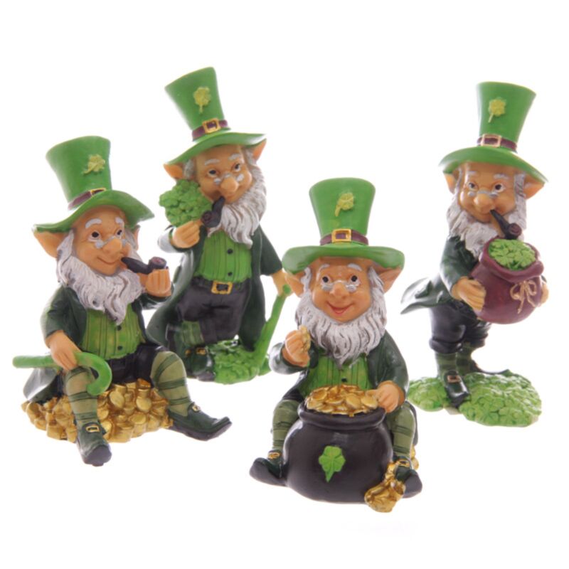 Figuras en miniatura de duende Irish Luck 9 - 11cm