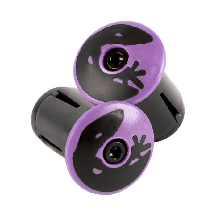 Tappi per nastro manubrio DSP Lizard Skins - viola viola
