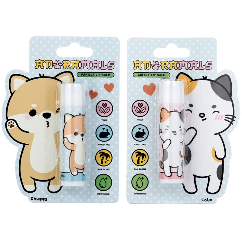 Kat Shiba inu Adoramals Balm Balm Balm - Cherry Vanilla