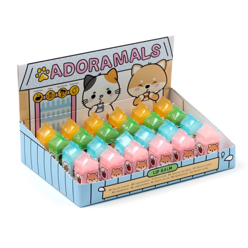 Adoramals lipbalsem in gevormde houder