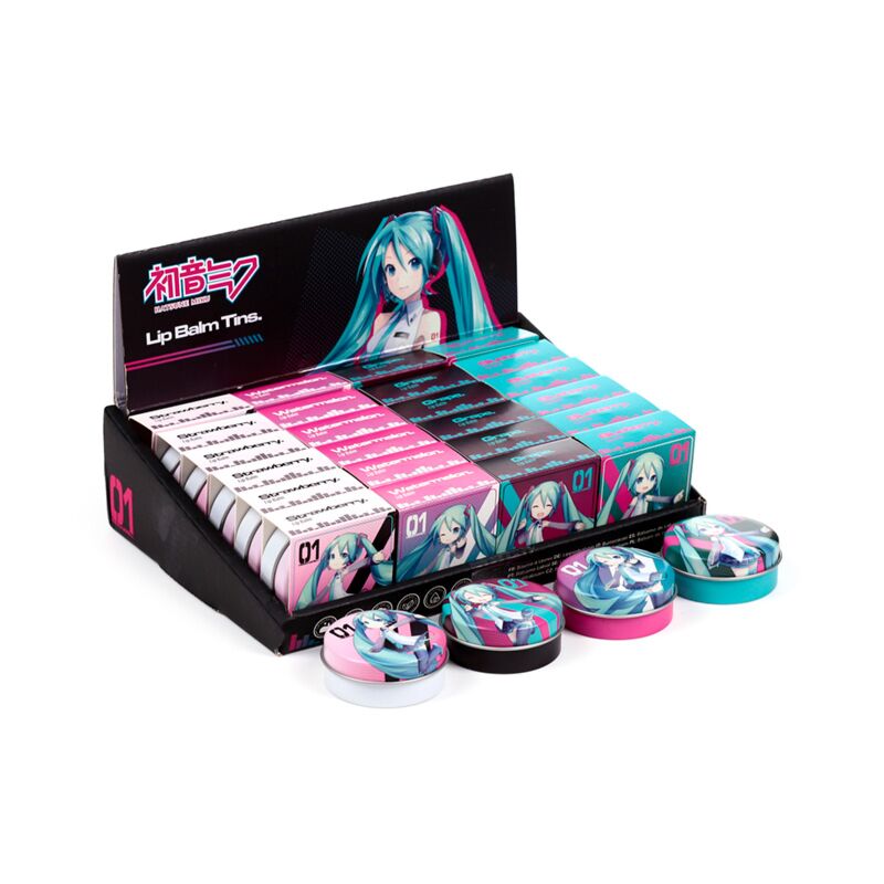 Hatsune miku labbra balsamo in lattina