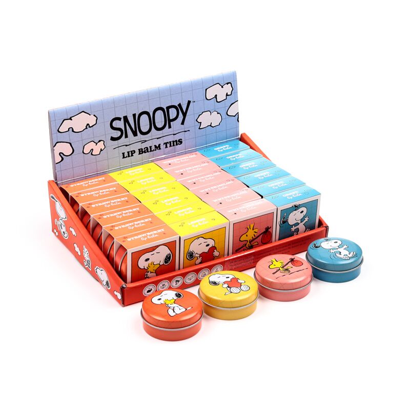 Union peanuts snoopy woodstock lipbalsem in blik