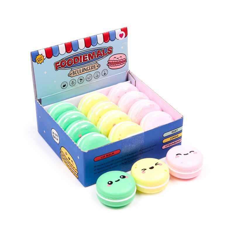 Foodiemals boulangerie balsamo per labbra macaron