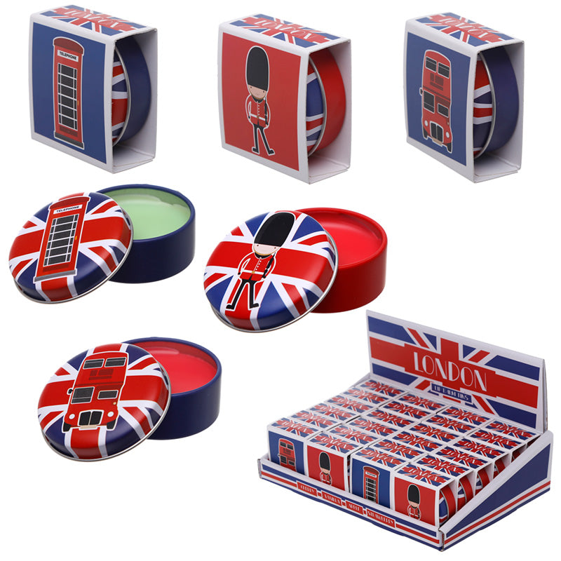 London Souvenir Lip Balm in Can