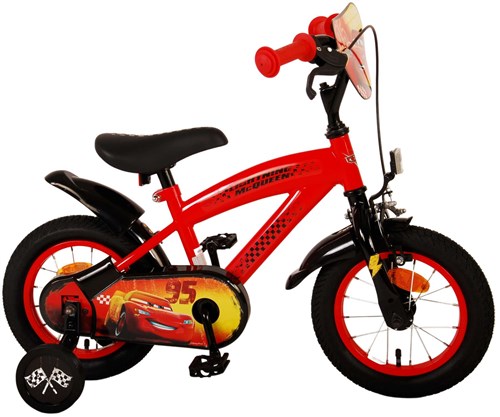 Disney autos disney cars bicicleta para niños - niños - 12 pulgadas - roja