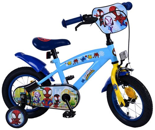 Bicicletta per bambini Spidey and seine tollen freunde spidey - ragazzi - 12 pollici - blu