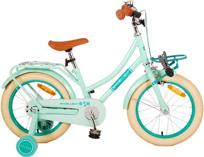 Volare Excelente bicicleta infantil - niñas - 16 pulgadas - verde - 95% ensamblada