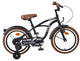 Bicicleta Yipeeh 16 pulgadas cruiser negra 51646