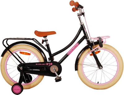 Volare Excelente bicicleta para niños - niñas - 18 pulgadas - negro - 95% ensamblado