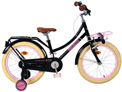 Excelente bicicleta para niños Volare - niñas - 18 pulgadas - negra - 95% ensamblada
