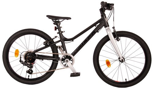 Bicycle per bambini dinamici Vlatare - Boys - 20 pollici - Matt Black - 7 Gears - Prime Collection