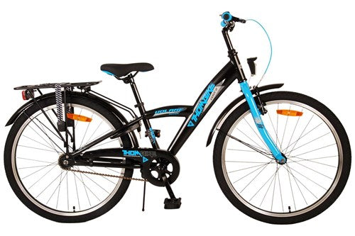 Bicycle per bambini di THEBIKE VOLARE - Ragazzi - 24 pollici - rosso nero