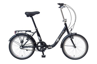 Bicicletta pieghevole Exus 20 pollici n 3 dax nera