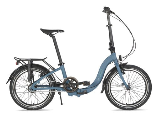 Bicicleta plegable Ugo 20 U-go ahora i7 con bajo nivel de entrada Nexus 7 velocidad v freno prusiano azul