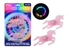 LED unicorno LED SPOKE LIGHTINA A 2 pezzi Horse Multi Color