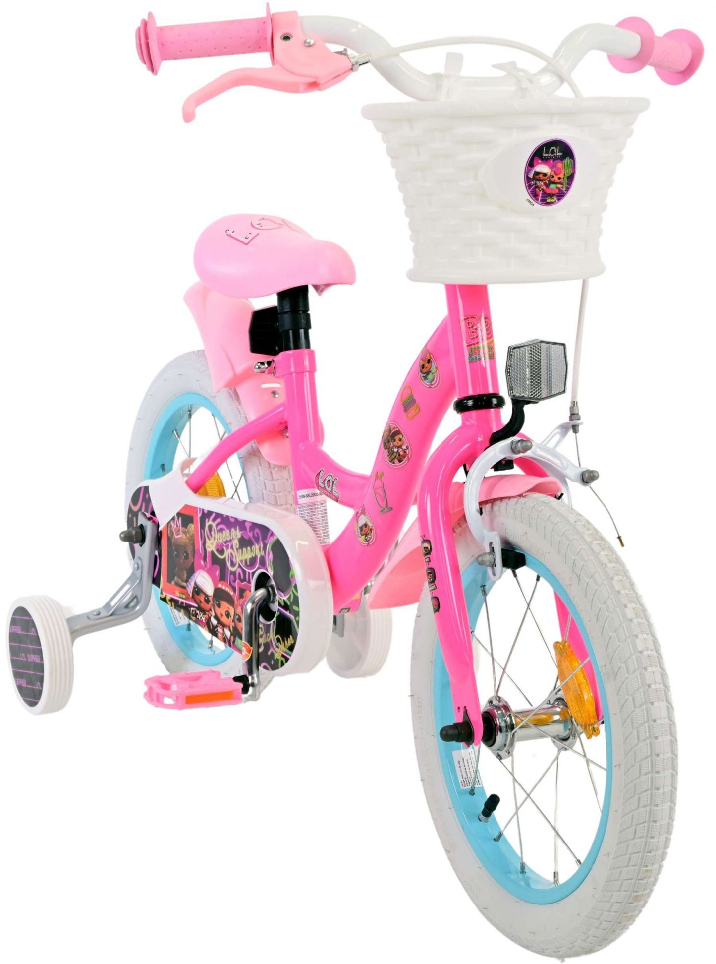 LOL Surprish Children Bike Girls Girls da 14 pollici di rosa