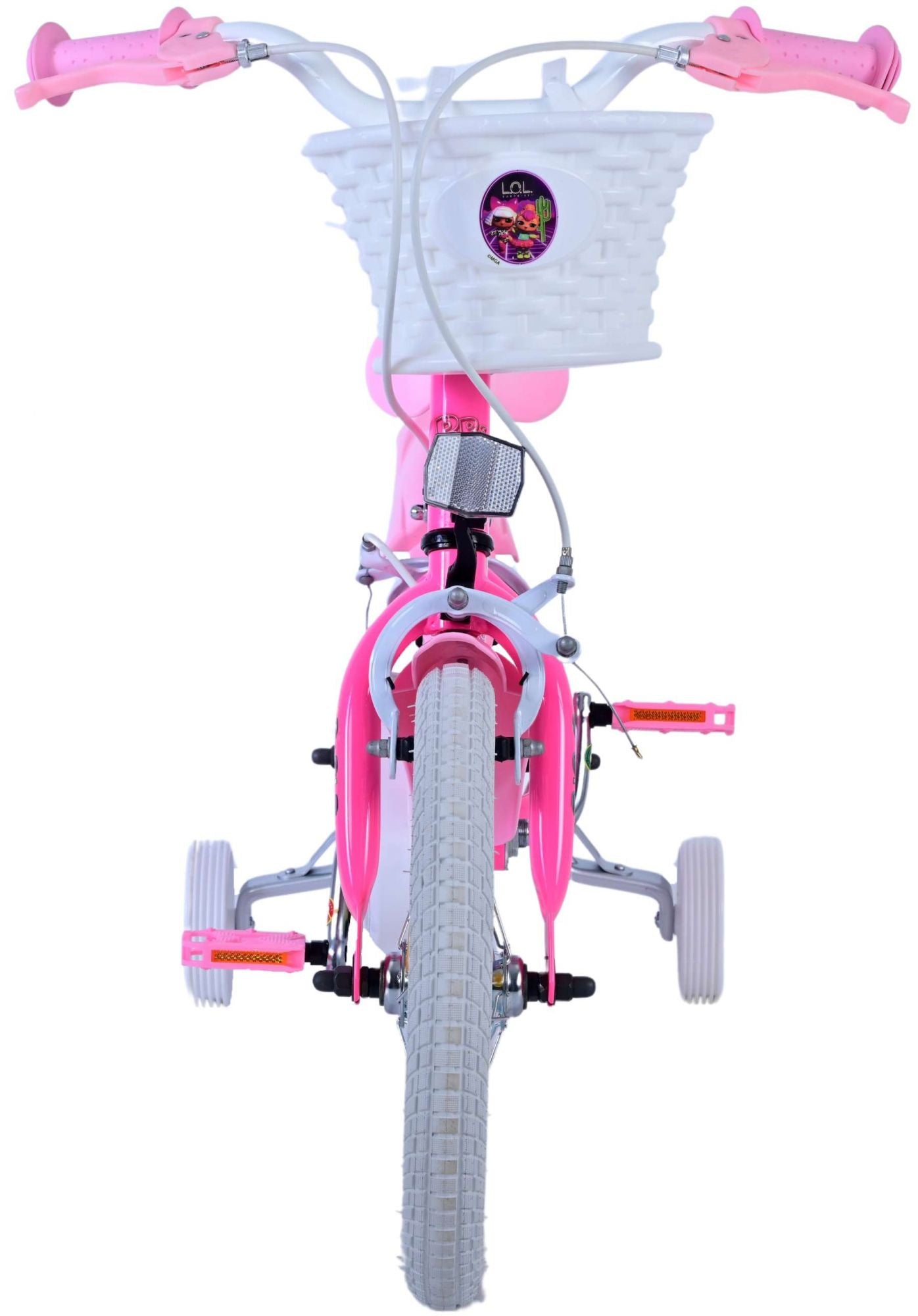 Lol sorpresa para niños bicicleta chicas de 14 pulgadas rosa dos frenos de mano
