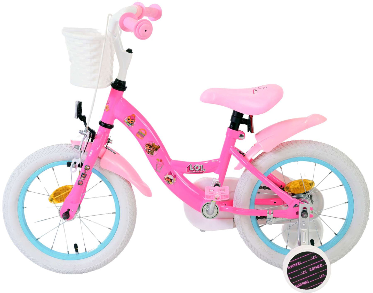 LOL Surprish Children Bike Girls Girls da 14 pollici di rosa