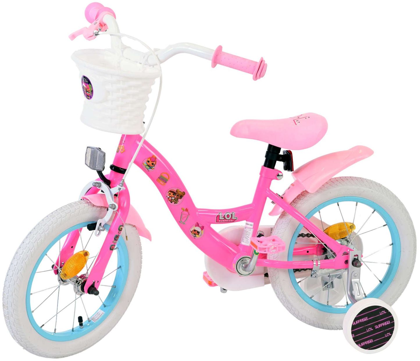 LOL Surprish Children Bike Girls Girls da 14 pollici di rosa