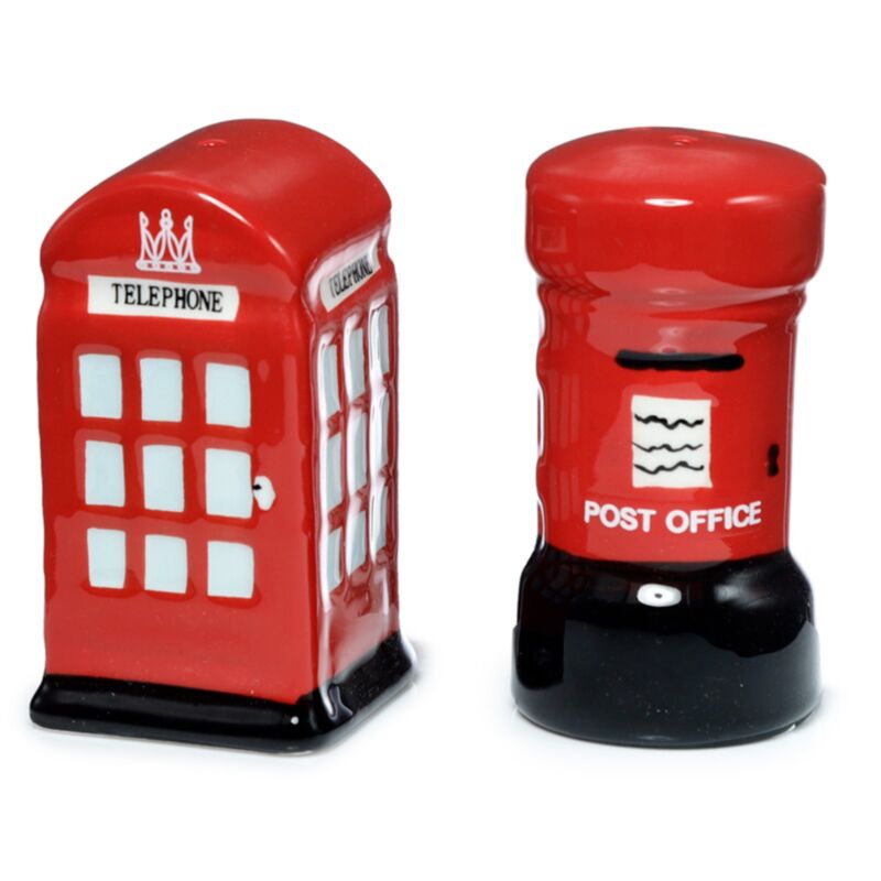 London Letterbox Telefon Cell Pepper and Salt Set