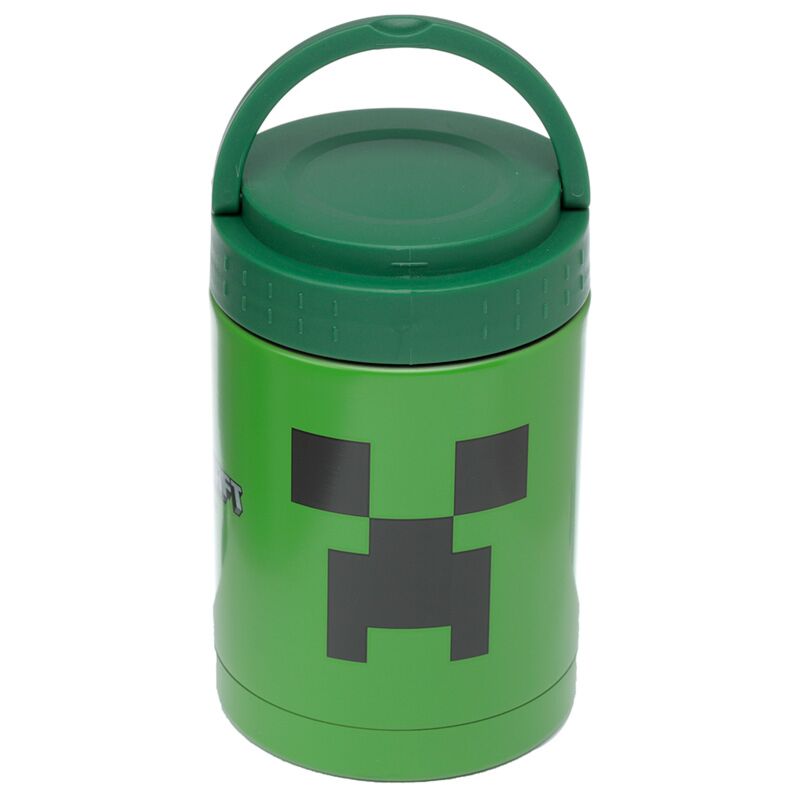 Creeper de Minecraft - El almuerzo de Thermos se llama almuerzo frío 500 ml