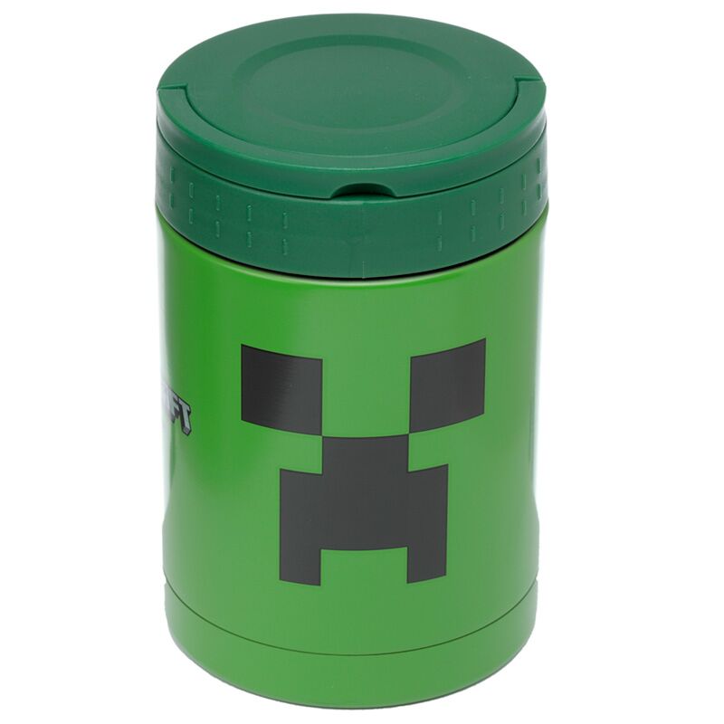 Creeper de Minecraft - El almuerzo de Thermos se llama almuerzo frío 500 ml