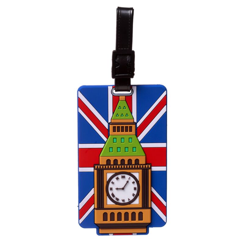 Londres British Flag Big Ben PVC Legal Etiqueta
