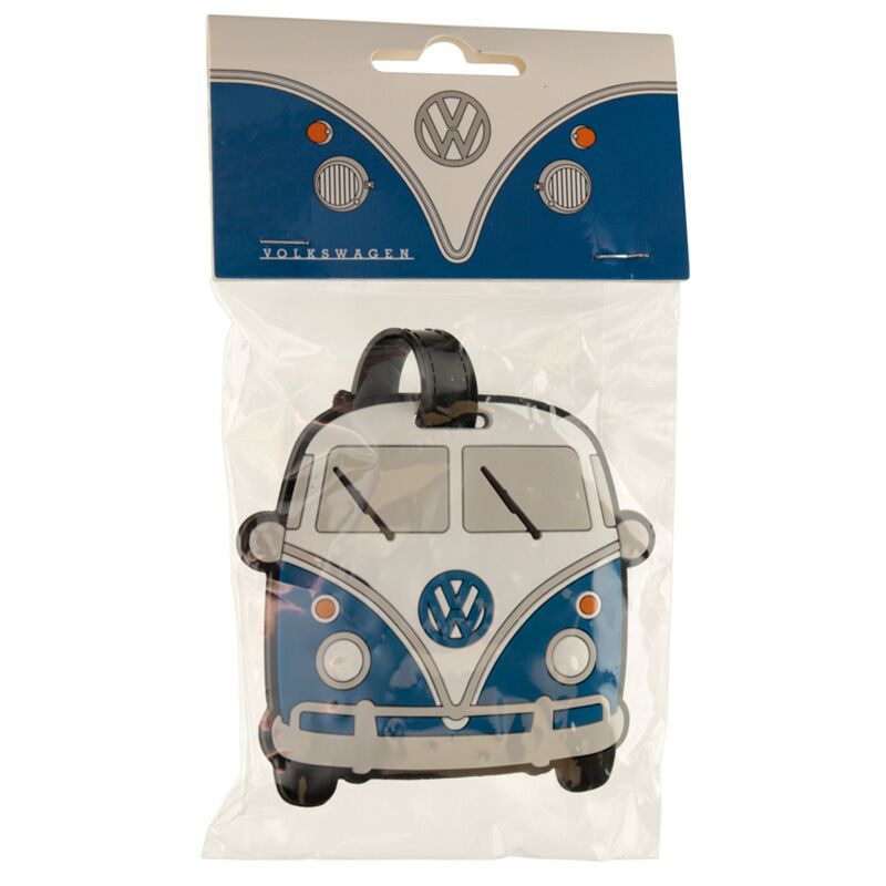 Etiqueta Legal de Volkswagen Van VW T1 Blue PVC