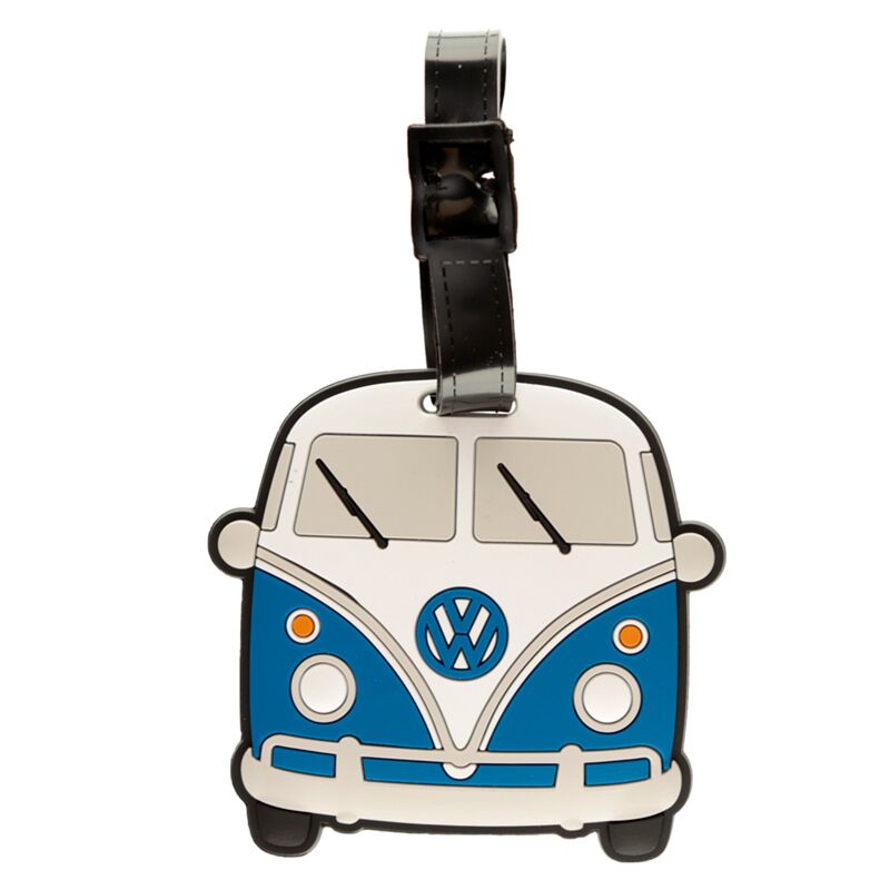 Etiqueta Legal de Volkswagen Van VW T1 Blue PVC