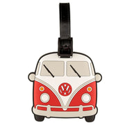 Volkswagen busje vw t1 rood pvc kofferlabel - afbeelding 2