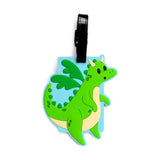 Ridders draken dragon pvc kofferlabel - afbeelding 2