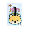 Adoramals shuggs la etiqueta de maleta de pvc shiba inu
