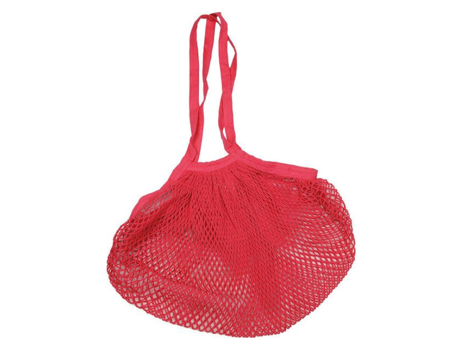 ¡Ah! ¡Mesa! Bolsa de compras algodón de palanca larga rosa