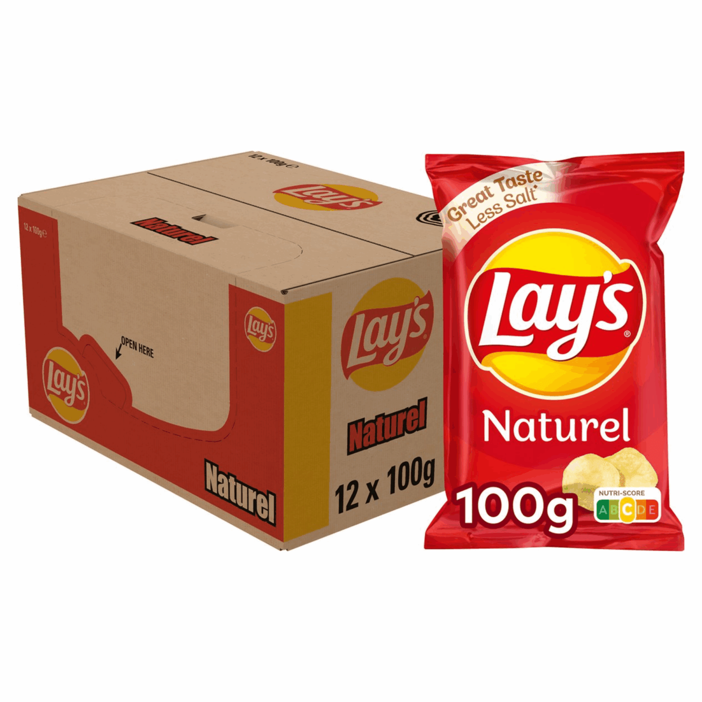 Lay's lays chips naturel (12x 100 gr)