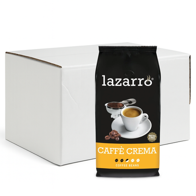 Chicchi di caffè crema Lazarro (8x 1kg)